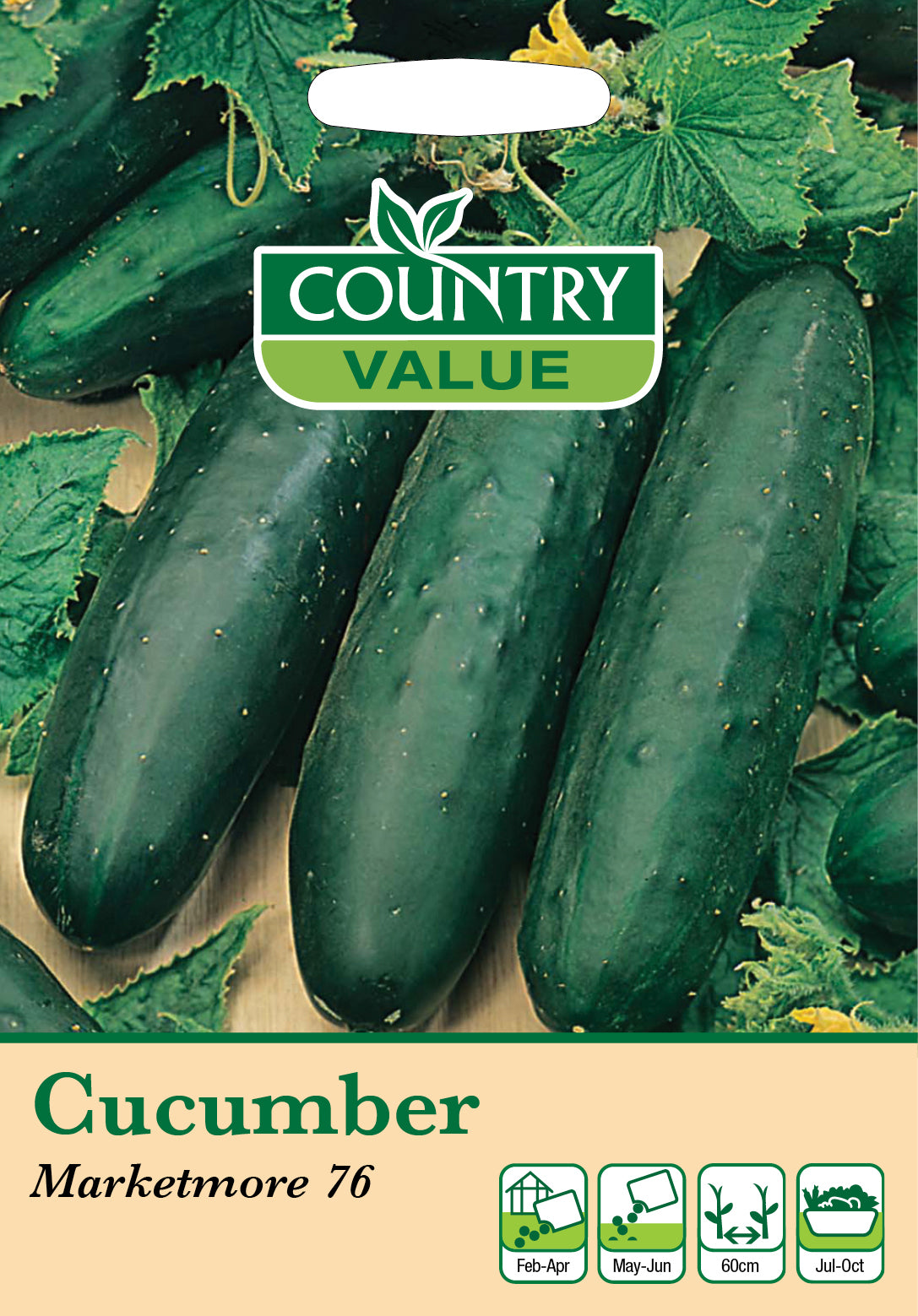 Cucumber Marketmore 76 - 20 Seeds