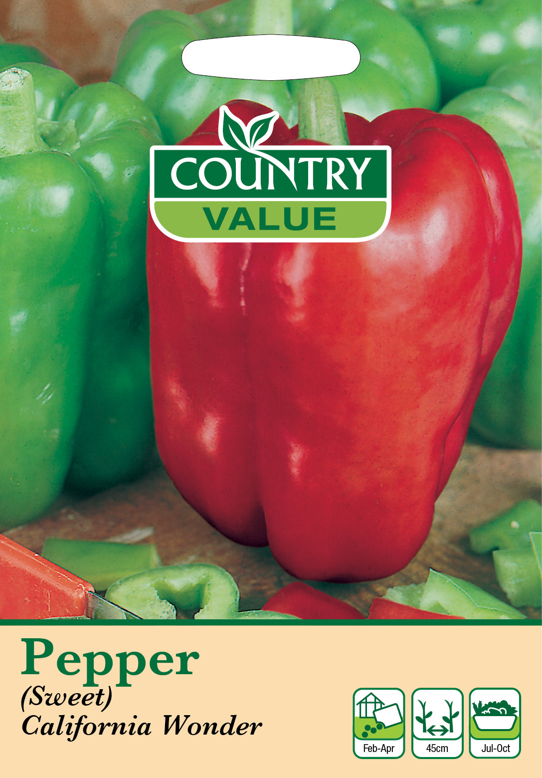 Pepper (Sweet) California Wonder 60 Seeds