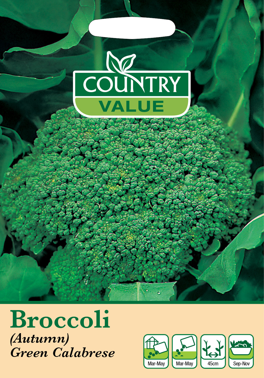 Broccoli (Autumn) Green Calabrese 100 Seeds