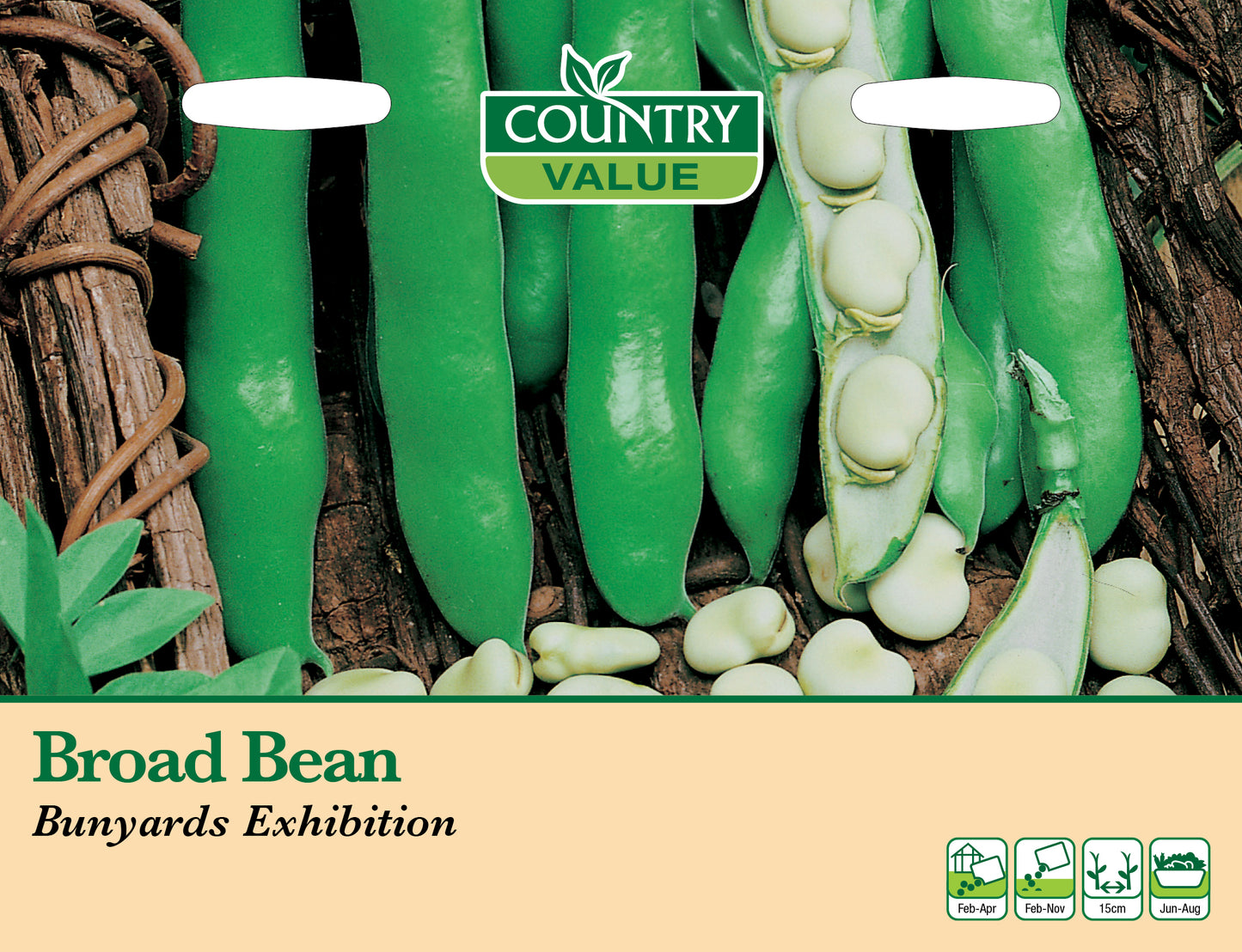 Broad Bean Bunyards Exhibition 25 Seeds