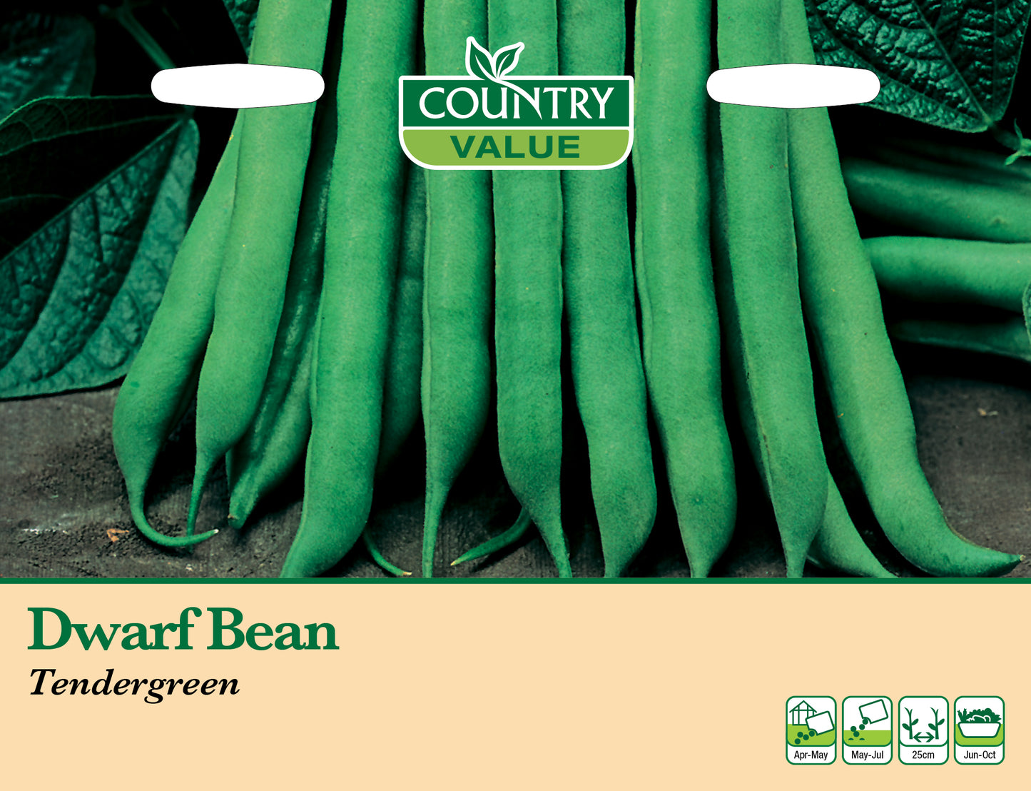 Dwarf Bean Tendergreen 50 Seeds