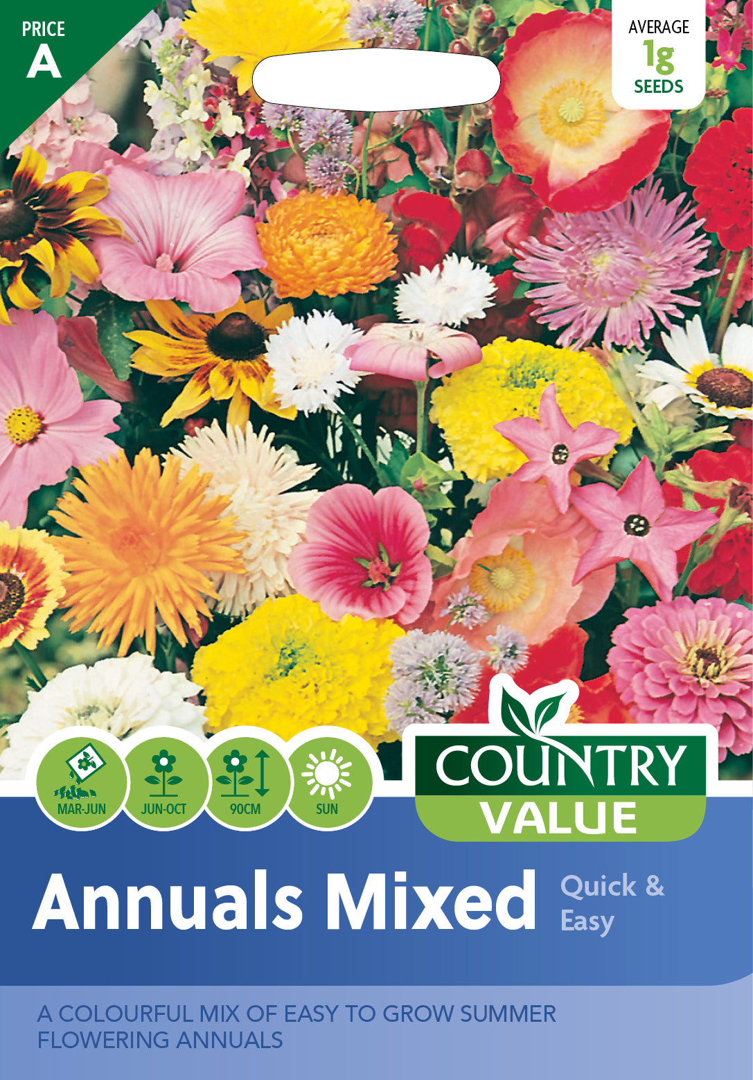 Annuals Mixed Quick & Easy 1g Seeds