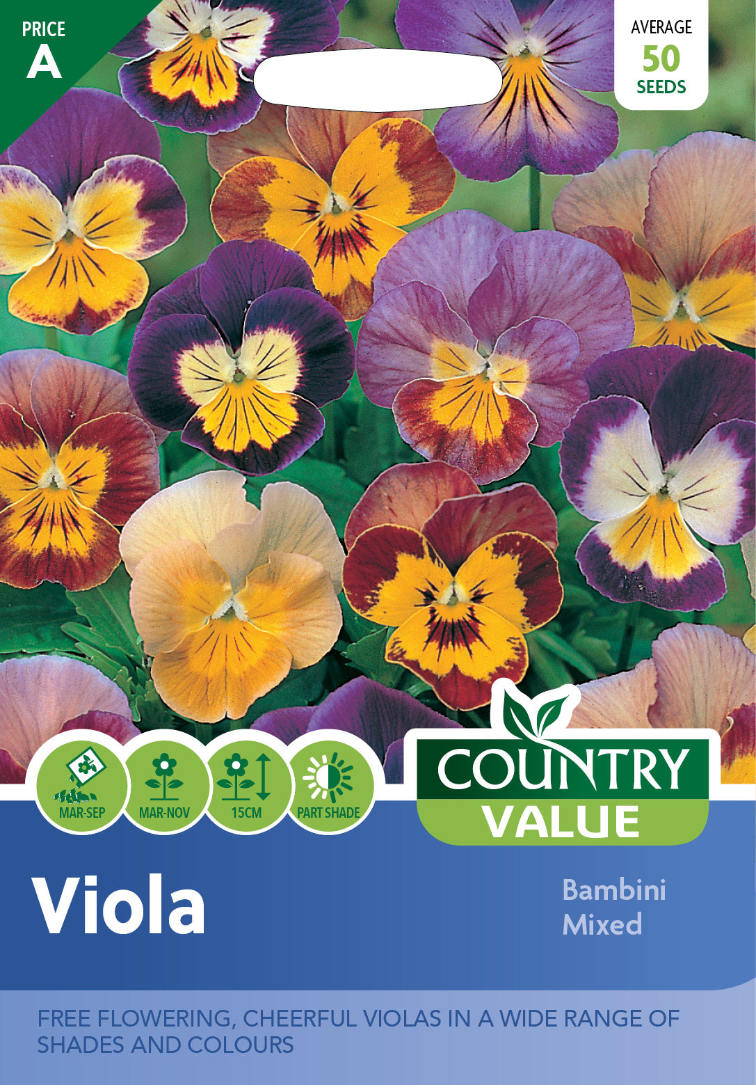Viola Bambini Mixed 50 Seeds