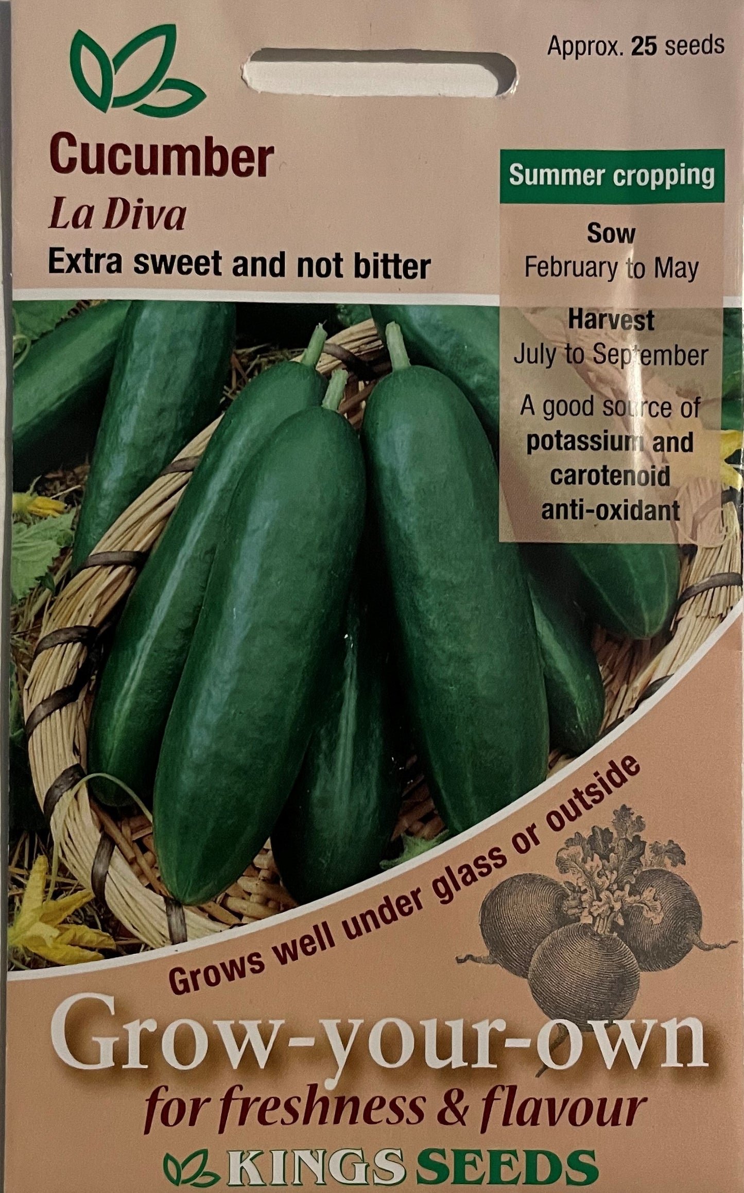 Cucumber La Diva 25 Seeds