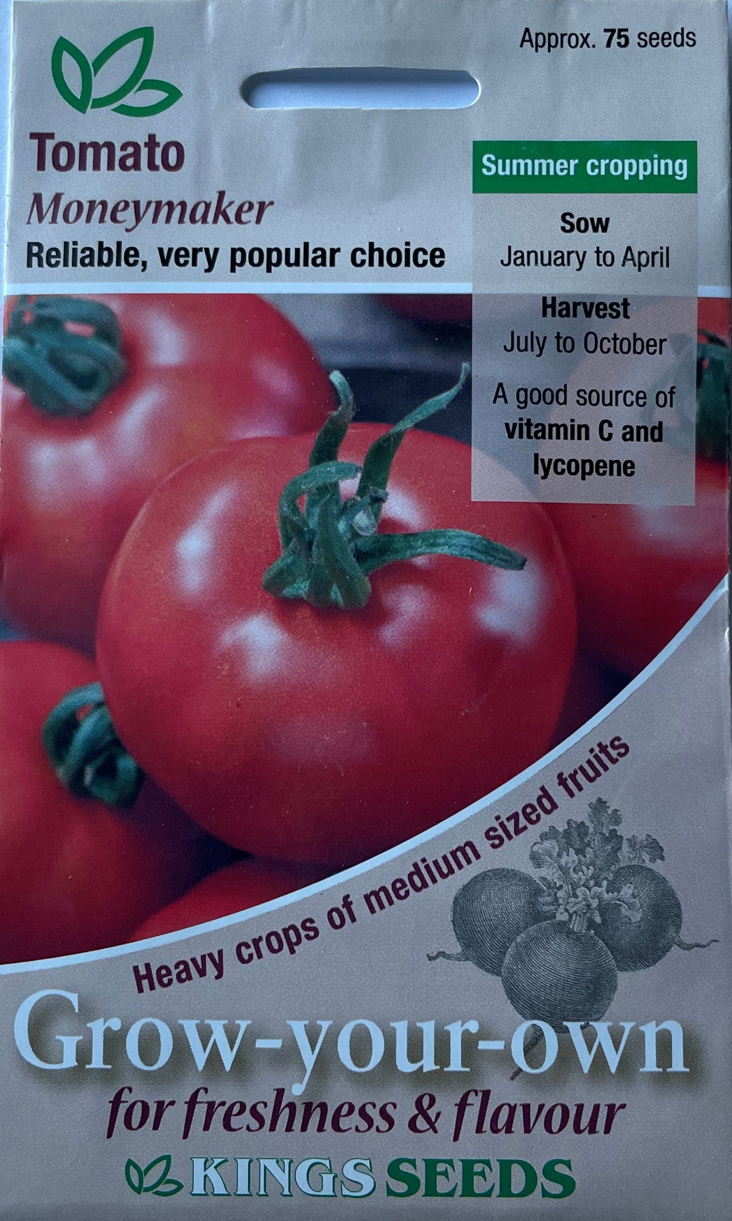 Tomato Moneymaker 75 Seeds