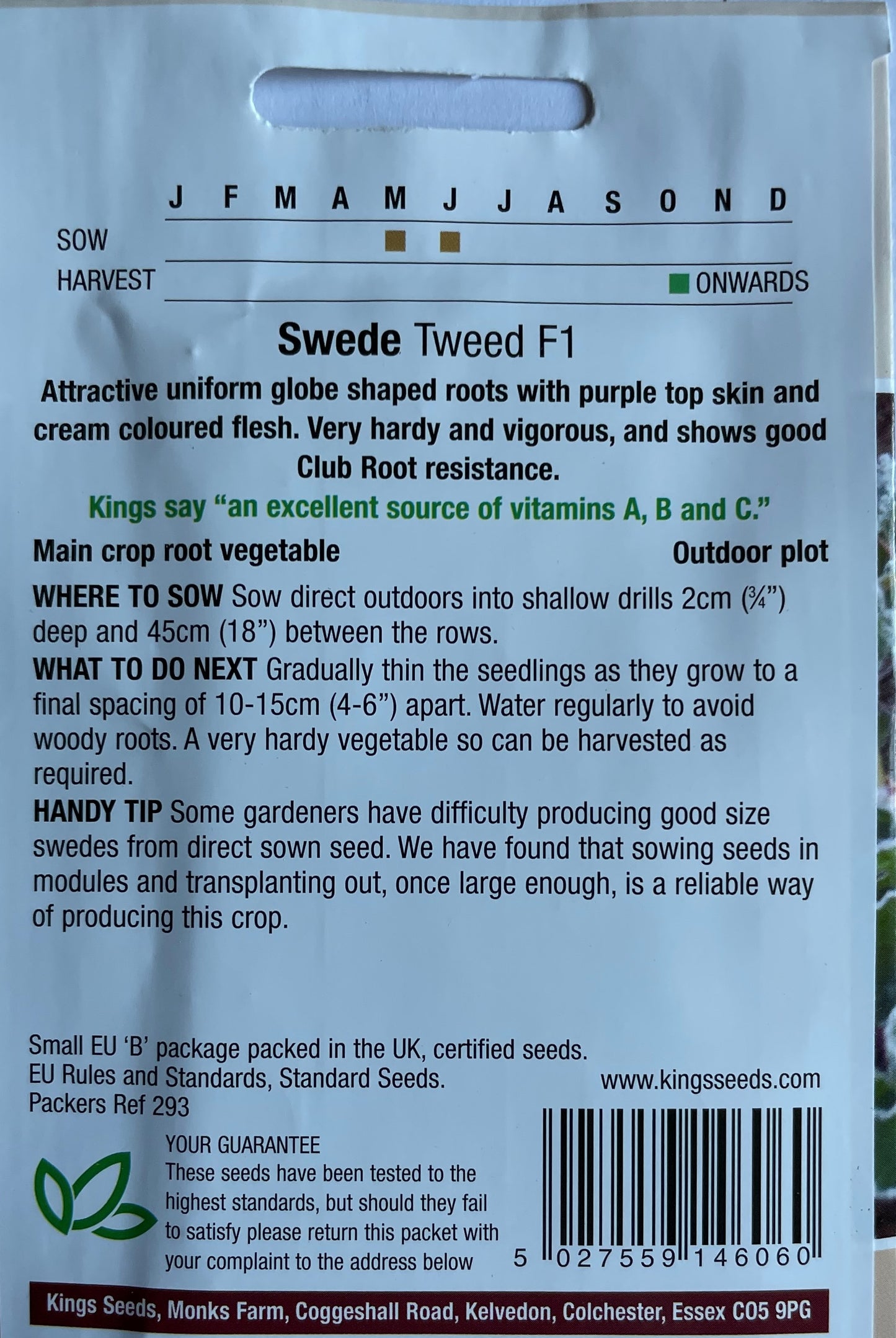 Swede Tweed F1 250 Seeds