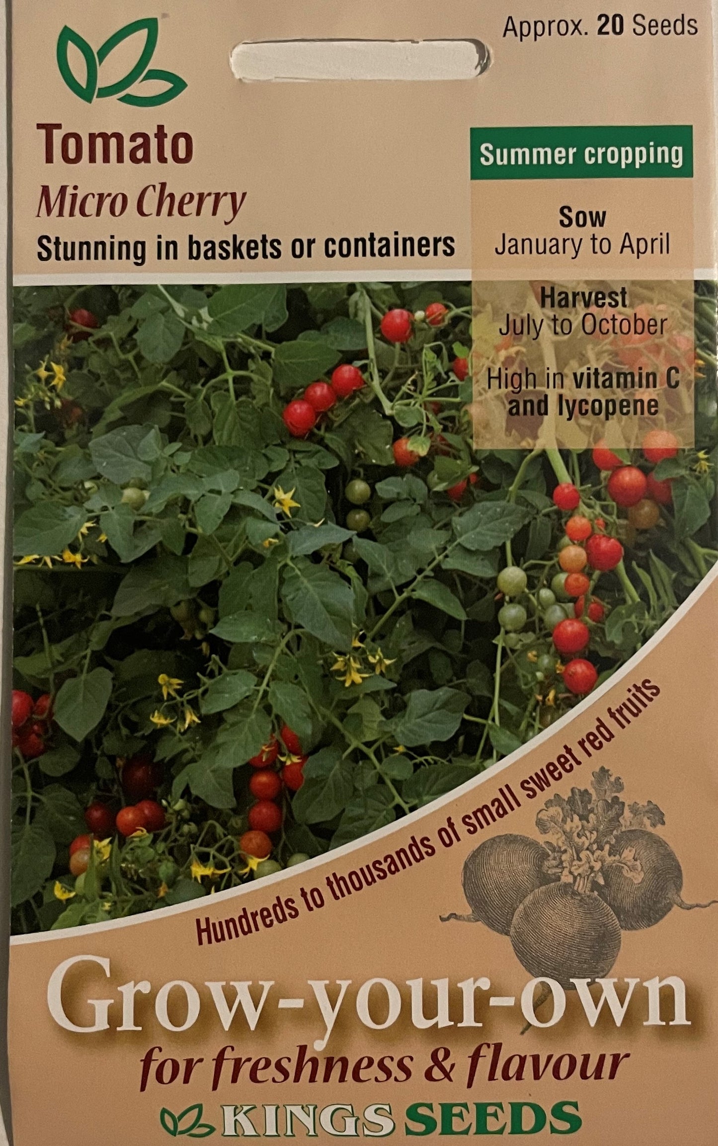 Tomato Micro Cherry 20 Seeds