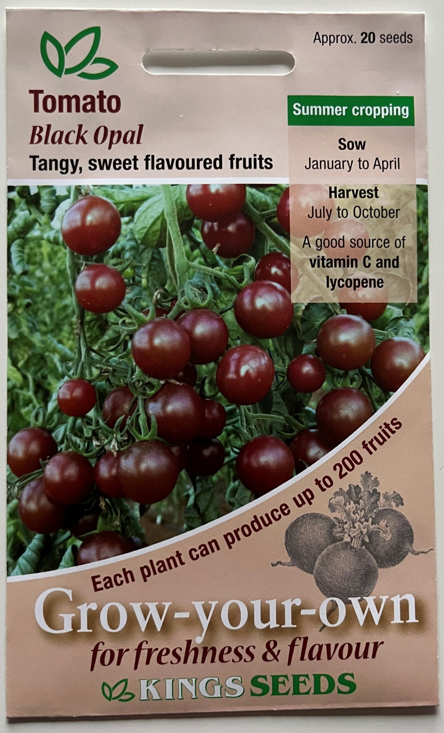 Tomato Black Opal 20 Seeds