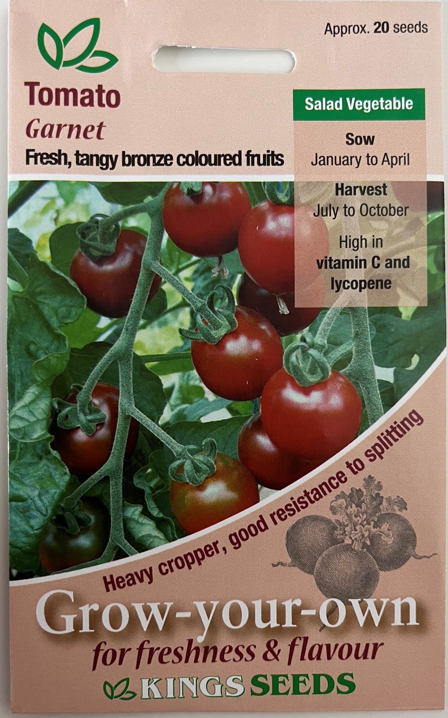Tomato Garnet 20 Seeds
