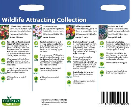 Wildlife Attracting Collection 425 Seeds