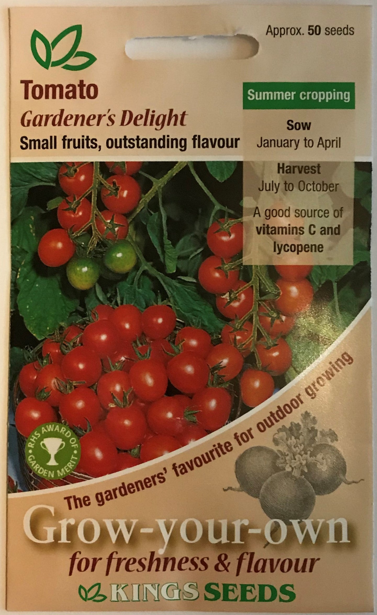 Tomato Gardeners Delight 50 Seeds
