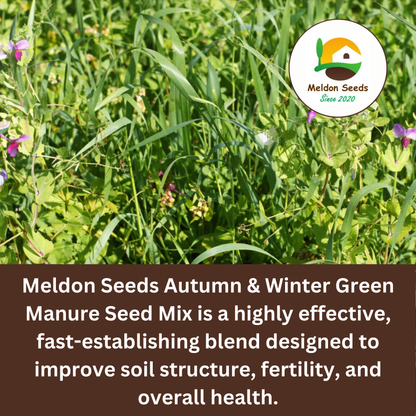 Meldon Seeds – Autumn and Winter Green Manure Mix - 1kg