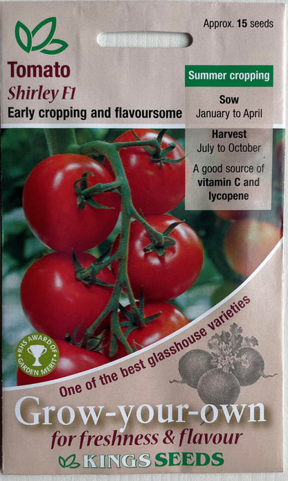 Tomato Shirley F1 15 Seeds