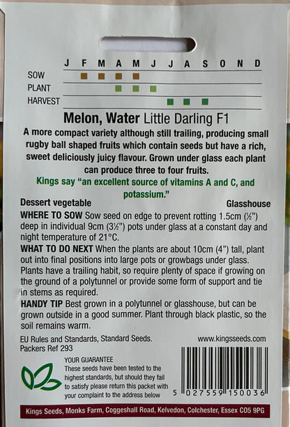 Water Melon Little Darling F1 6 Seeds